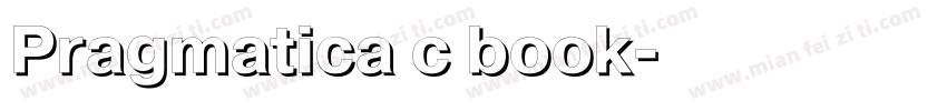 Pragmatica c book字体转换